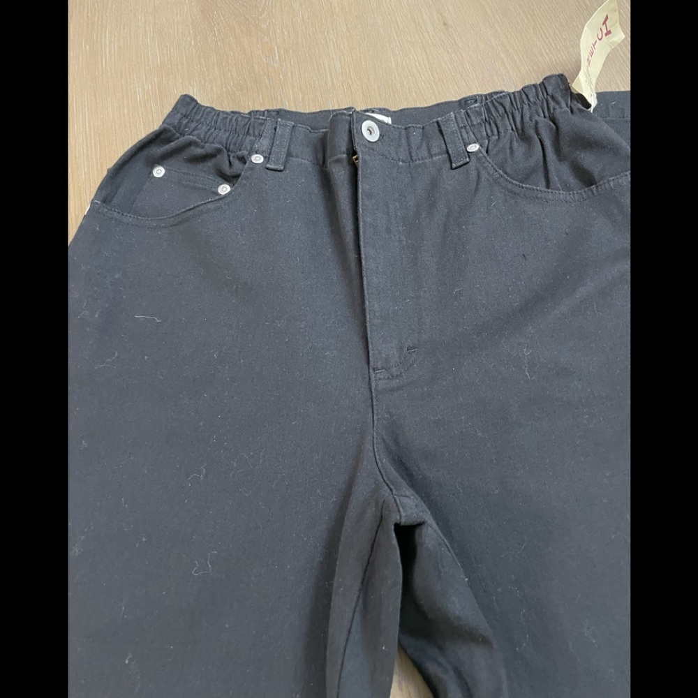 NWT Wmns Classic Elements 5 Pkt Black Jeans Sz 8